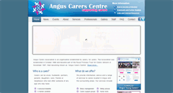 Desktop Screenshot of anguscarers.co.uk